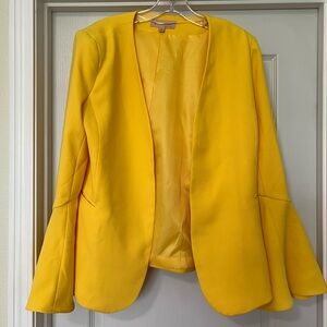 Philosophy size 6 yellow blazer • flared sleeves • worn once